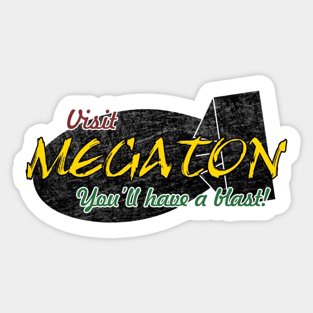 Visit Megaton Sticker by sednoid